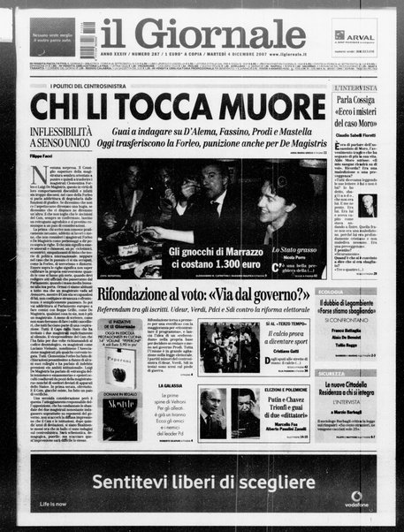 Il giornale : quotidiano del mattino